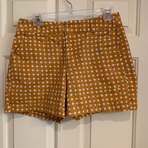 MERONA BUTTERSCOTCH "DIAMOND STAR" PATTERN SHORTS
